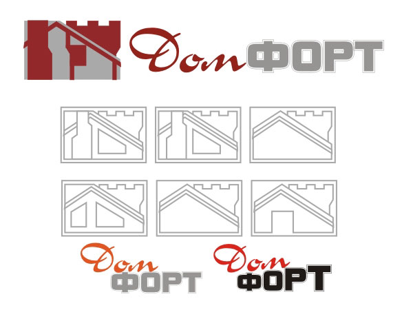 Разработка логотипа ДомФОРТ