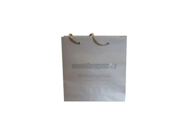 Бумажный пакет с лого ВНЕШТОРГБАНК от компании Имидж-Дизайн